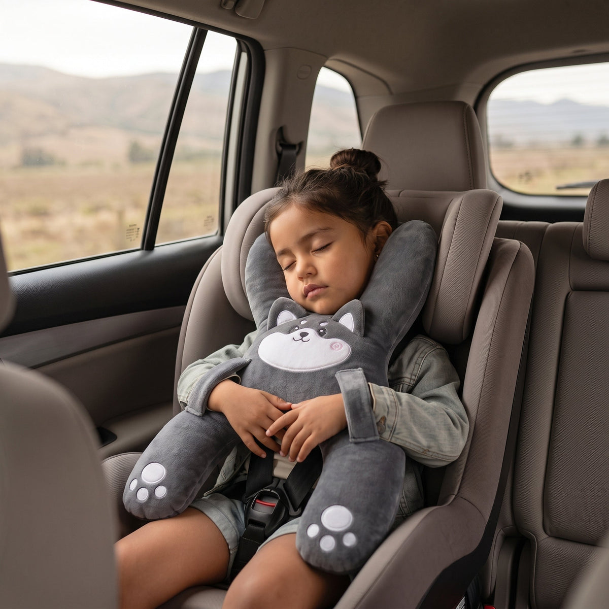 En carretera: duerme el trayecto entero con los brazos en las manillas
